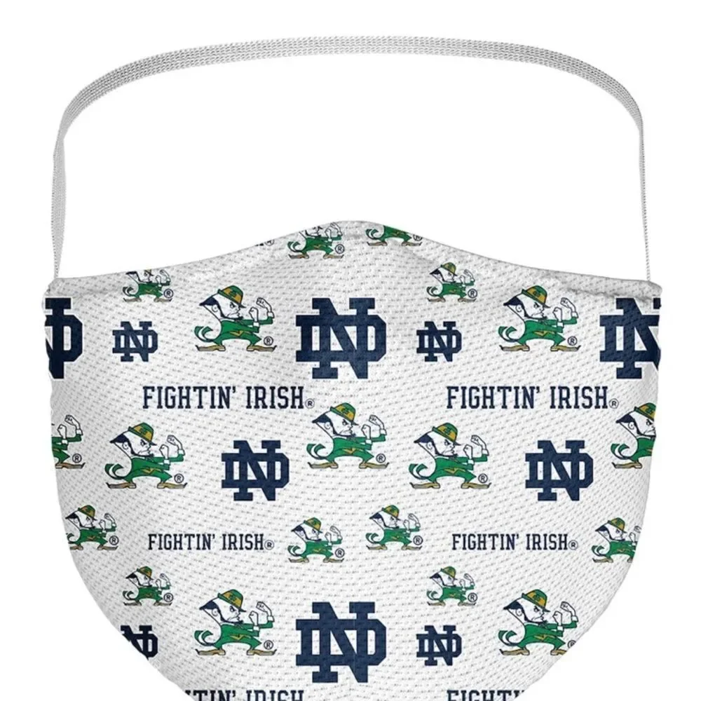 New in Package NOTRE DAME FIGHTING IRISH Face Covering Face Mask Masks Set of 3